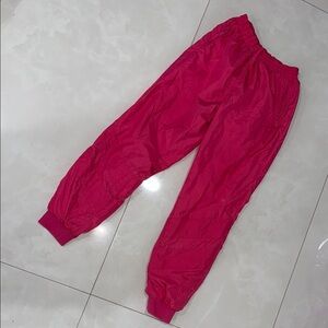 Topshop Pink Joggers Elastic Waistband Relaxed Fit
